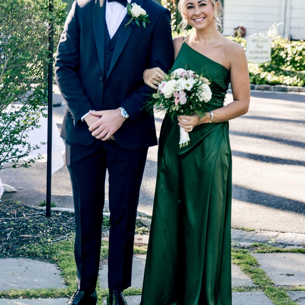 David’s bridal green gown